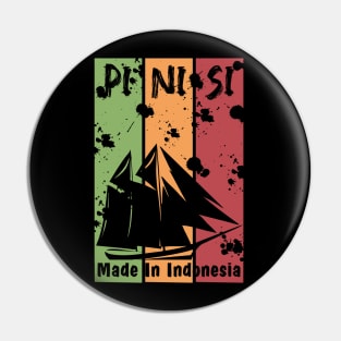 ethnic tshir (pinisi - colour) Pin