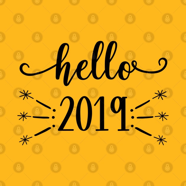 New Year Design: Hello 2019 by Jarecrow 