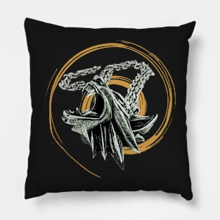 Wolf School Medallion II Pillow