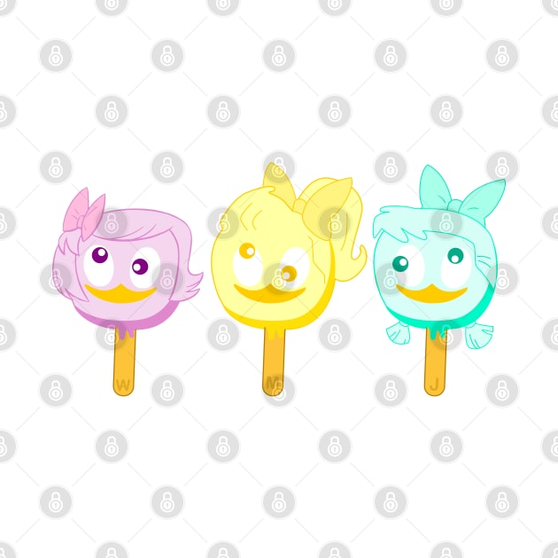 DuckTales Webby April May June  Sisters ice cream by CoreyUnlimited