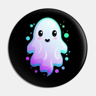 Cute Ghost illustration Pin