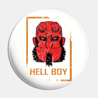 Red, White Whatever - Hellboy Fanart Design Pin