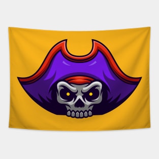 Pirate skull Tapestry