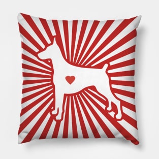 Radiant Doberman Pillow