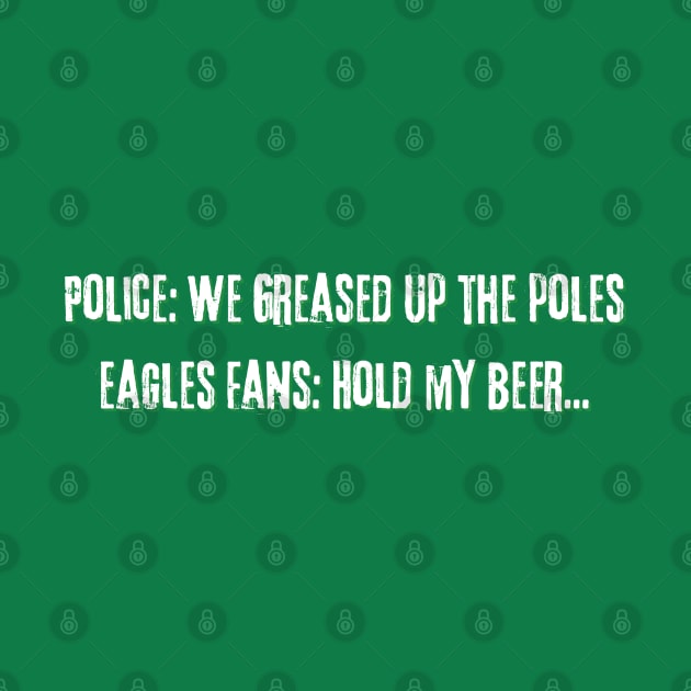 Greased pole funny eagles by PixieMomma Co