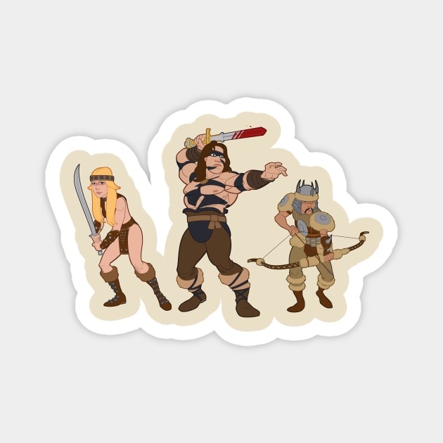 Conan The Barbarian: The Animated Series 2 Magnet by TomMcWeeney