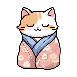 Cute cat in a cosy kimono T-Shirt