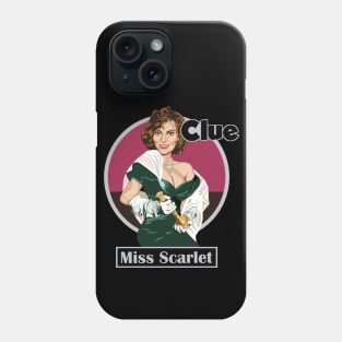 CLUE Miss Scarlet Phone Case