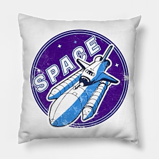 Space Design vintage style Pillow