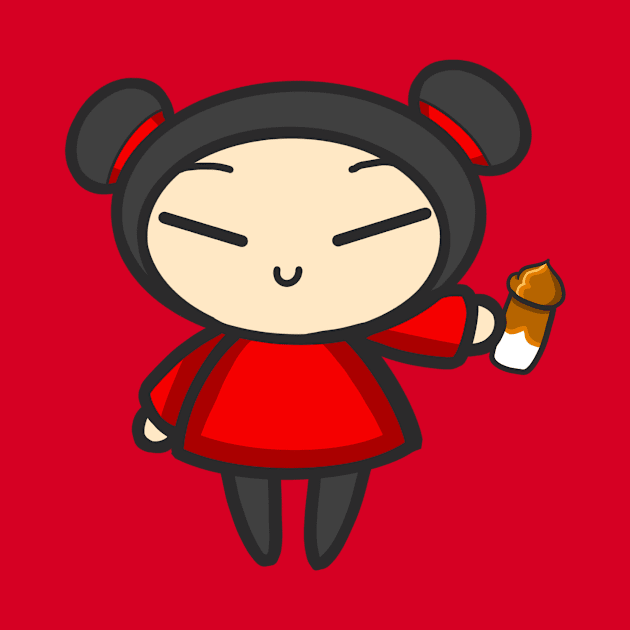 Dalgona Coffee Pucca by aishiiart