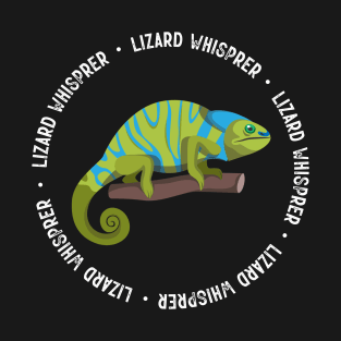 Lizard Whisperer Reptile Lover Green Bearded Dragon T-Shirt