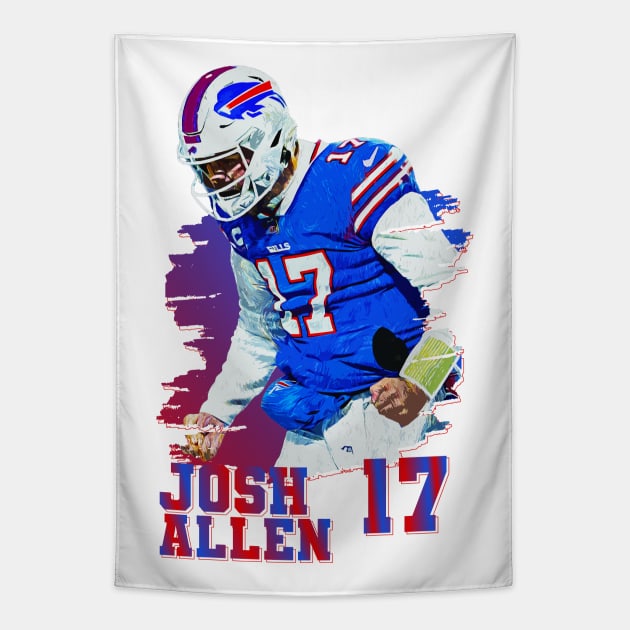 Josh allen || 17 Tapestry by Aloenalone