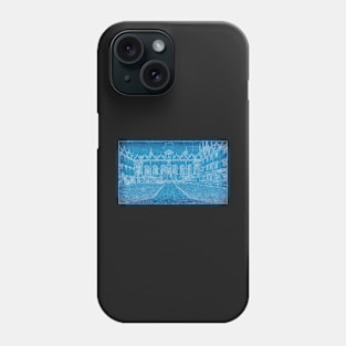 Oriel College Blueprint Phone Case