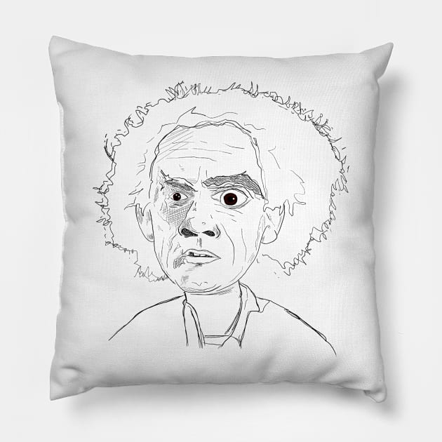 Great Scott! Pillow by Anthony Statham
