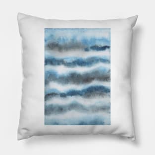 Waves tie dye Pillow