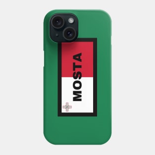 Mosta City in Malta Flag Phone Case