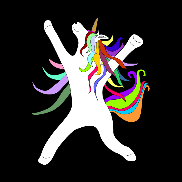 Happy Yippie Unicorn full of joy & happiness by FancyTeeDesigns