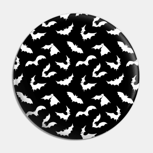 Bat Silhouettes Pattern Pin