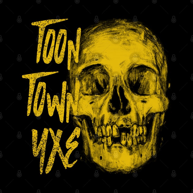 Toon Town YXE Urban Expressionist Skull by Stooned in Stoon