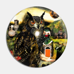 Owl Spirit Animal Guide Magic Goddess God Wisdom Athena Pin