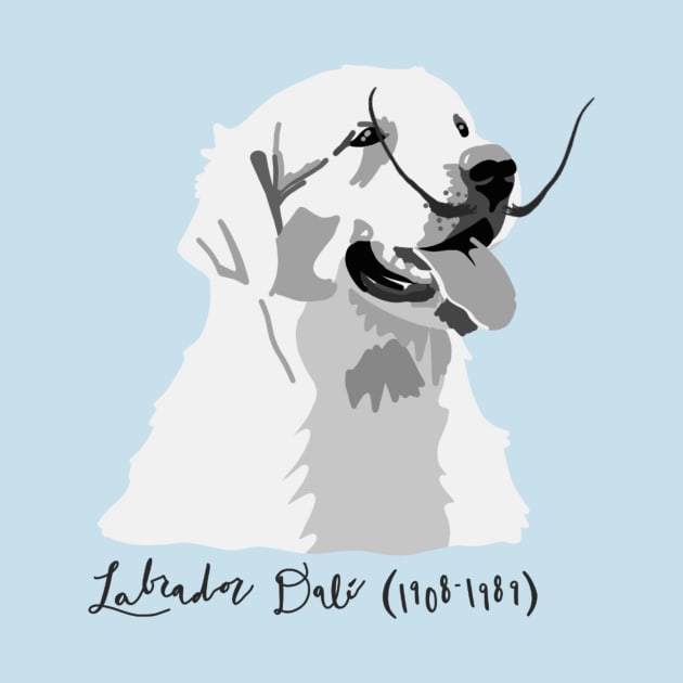 Labrador Dalí by thecurlyredhead