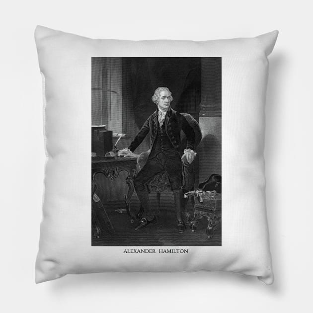 Alexander Hamilton Pillow by historicimage