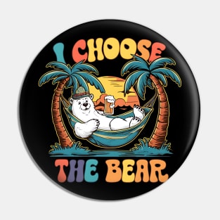 I choose the Bear and beer. Summer vibes Pin