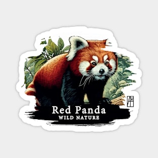 Red Panda - WILD NATURE - RED PANDA -2 Magnet