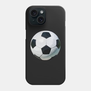 Vintage soccer ball red Phone Case