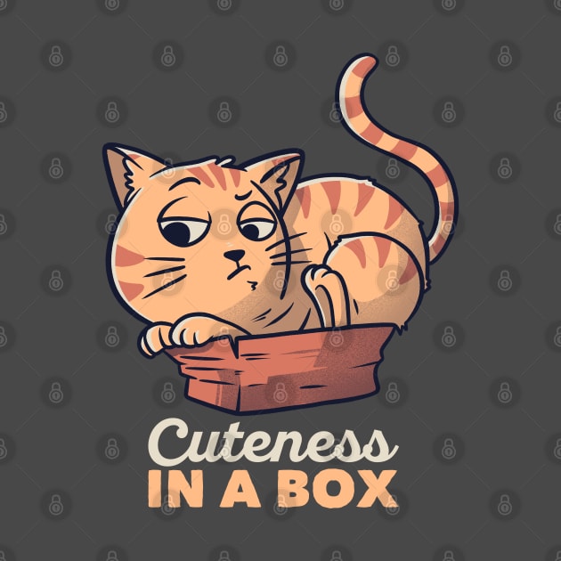 Cuteness In A Box Funny Cat Gift by eduely