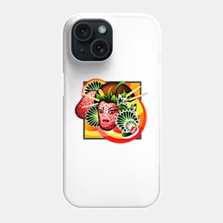 Fruit Cartoon Martial Arts Modeling Refrigerator Phone Case