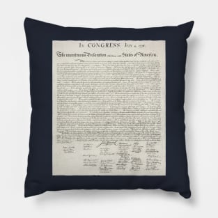 Declaration of Independence Pillow