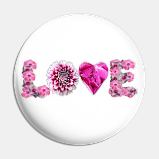 Love in flowers Pin