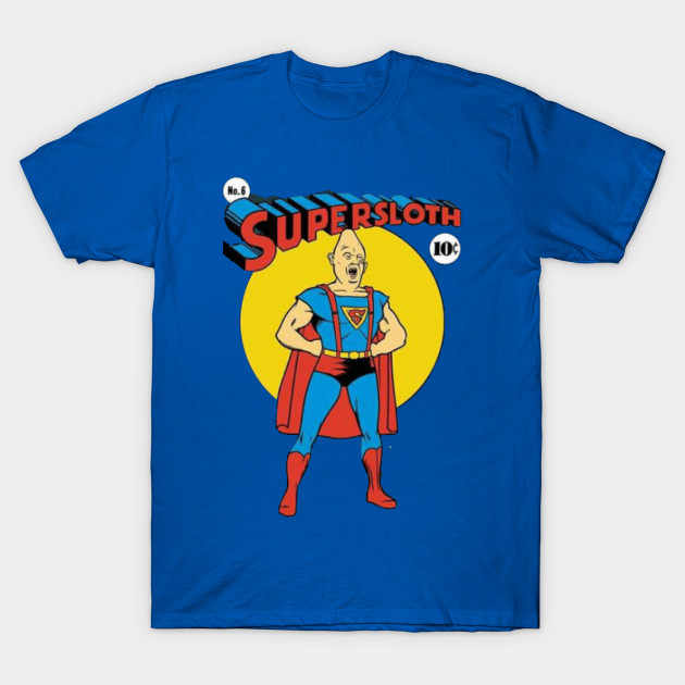 sloth goonies superman t shirt