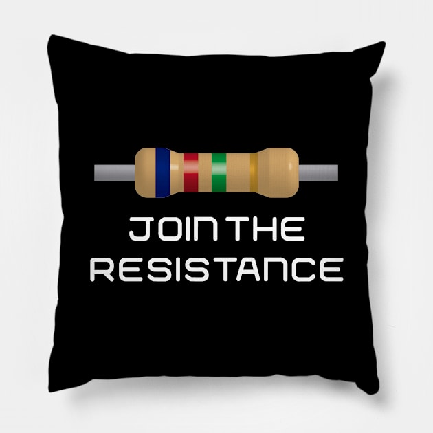 JOIN THE RESISTANCE Pillow by tonycastell