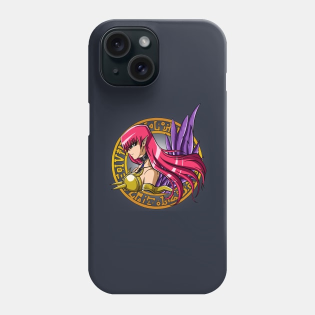 Cyber Slash Harpie Lady Spotlight Phone Case by FireFlea