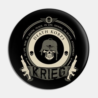 KRIEG - CREST EDITION Pin