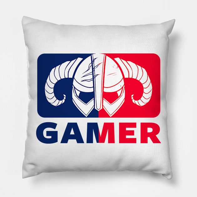 GAMING - GAMER Pillow by Tshirt Samurai