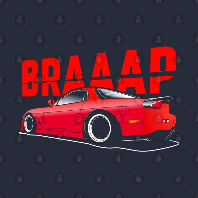 BRAAAP rx7 (red) by Rezall Revolution