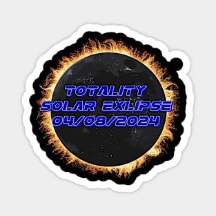 Astronomy Lovers! Total Solar Eclipse 2024 Magnet