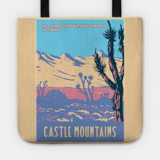 WPA Poster of Castle Mountains National Monument Tote