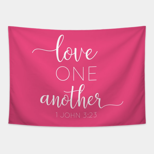 Love One Another Tapestry by beyerbydesign