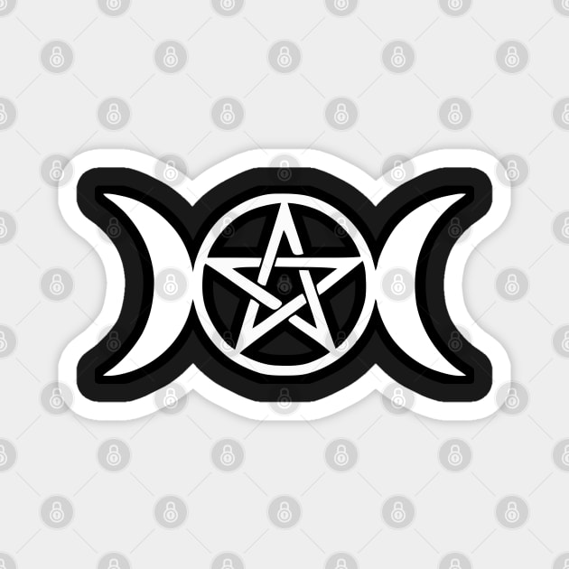 Hecate Pentagram Design Magnet by Pikmi