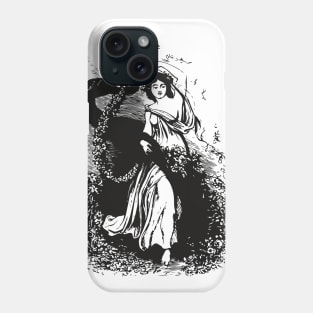 Flower girl - dreamy scene Phone Case