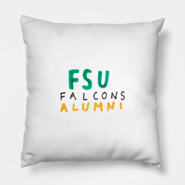 Fitchburg State University Pillow by nicolecella98