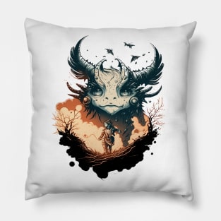 Mystical fantasy character. Pillow