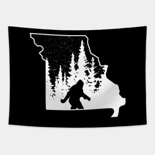 Missouri Bigfoot Gift Tapestry