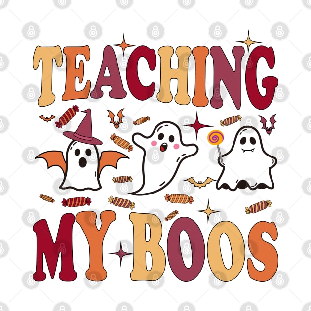 ghost boo halloween teaching my boos halloween costume idea for Teacher Student by greatnessprint