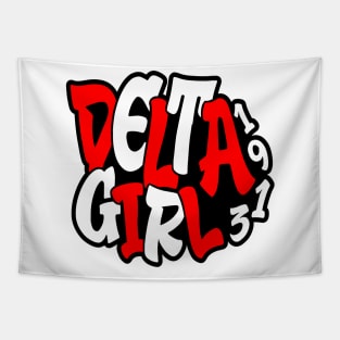 Delta Girl Tapestry