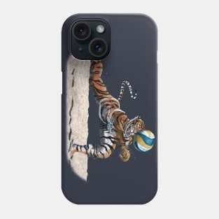 Cat Warrior Beach Volleyball Realistic Art Phone Case